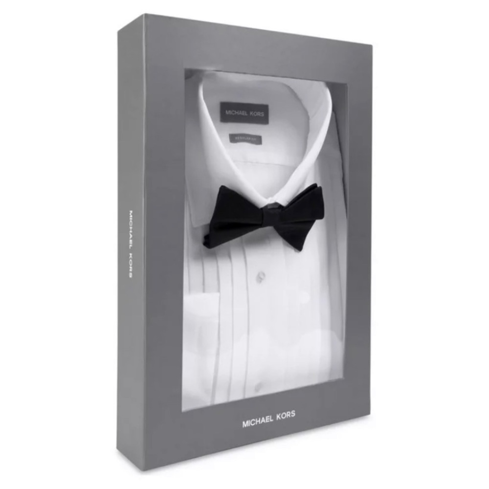 Michael Kors Dress Shirt & Bow Tie Set NWT